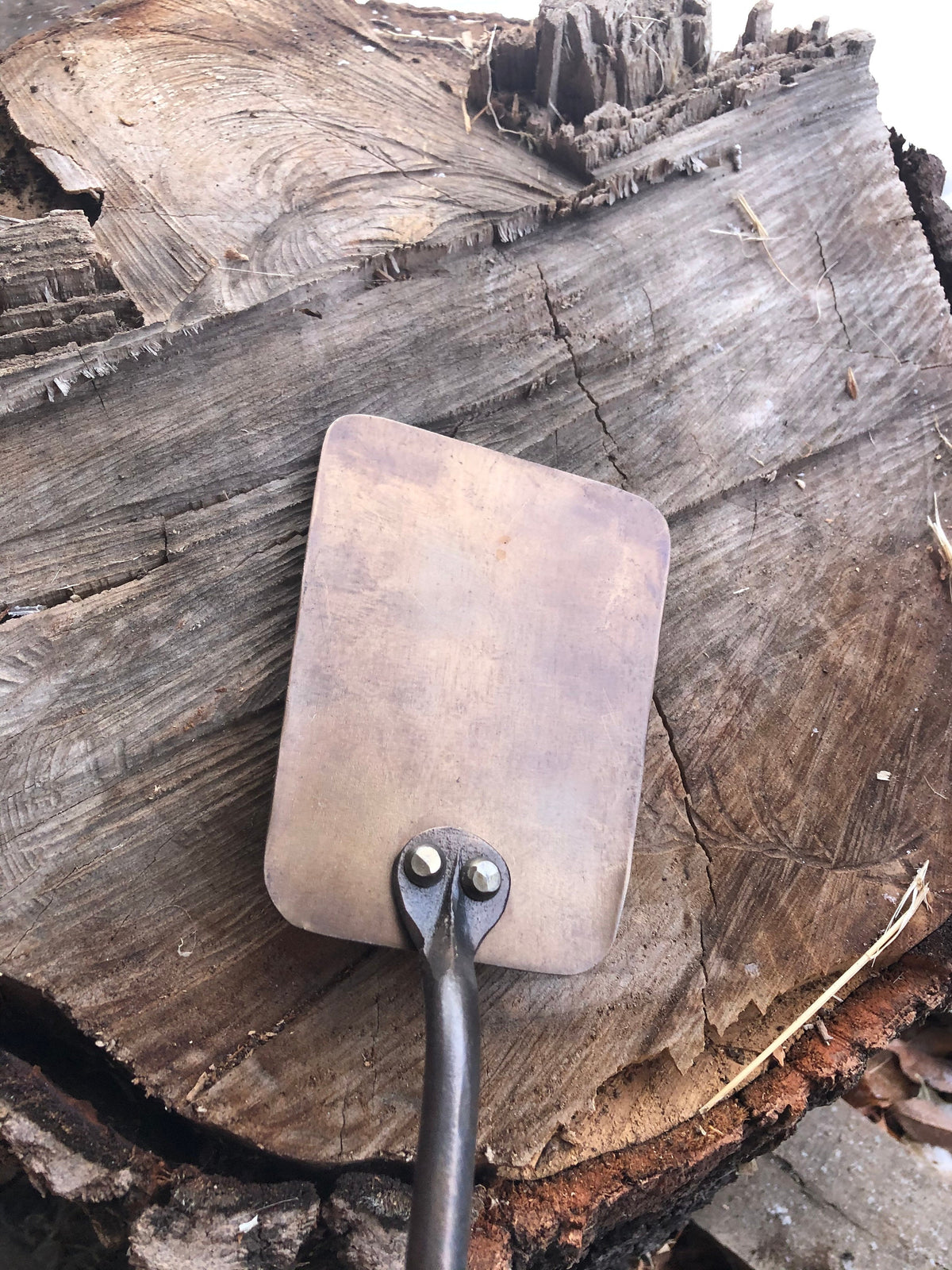 Barbecue Tool Set - Fork, Flipper, Spatula - Railroad Spike Fork, Flipper, and Spatula - Handmade in USA