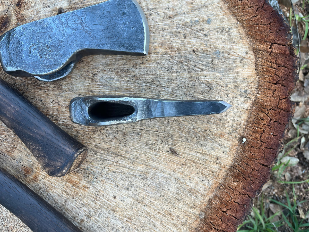 Hand forged hatchet