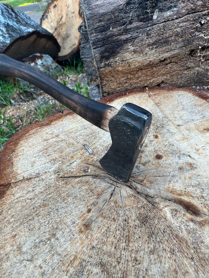 Hand forged hatchet