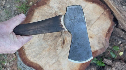 Hand forged hatchet